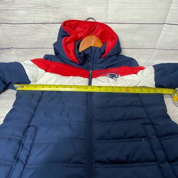 Women’s NE Patriot quilted jacket size M - Picture 6 of 7